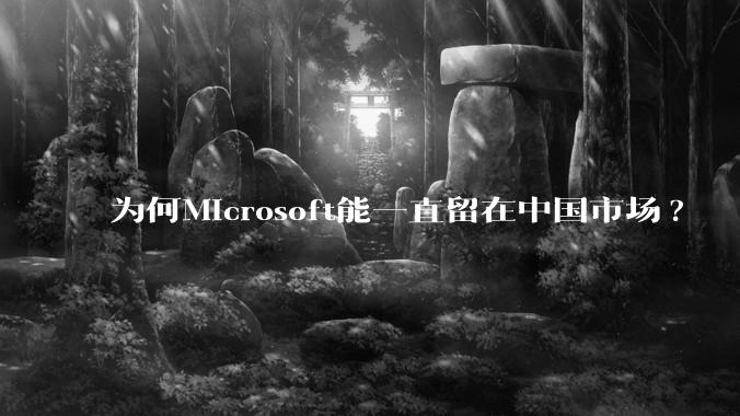 为何Microsoft能一直留在中国市场?