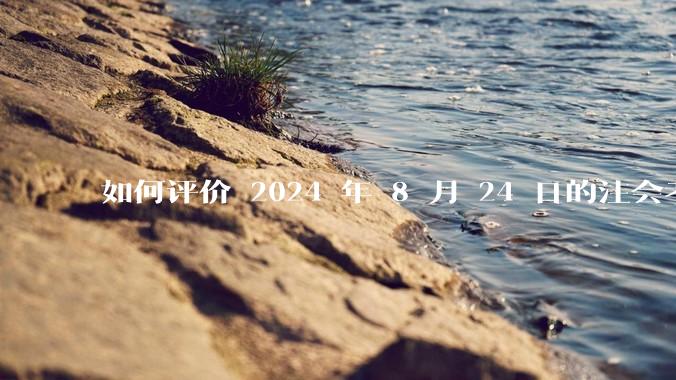 如何评价 2024 年 8 月 24 日的注会考试?