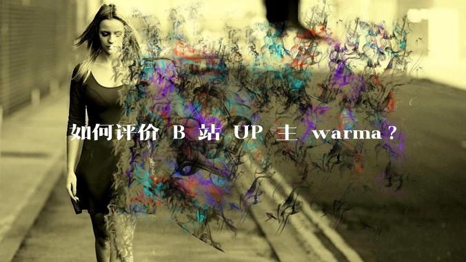 如何评价 B 站 UP 主 warma?