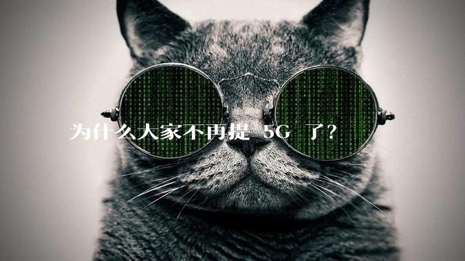 为什么大家不再提 5G 了？