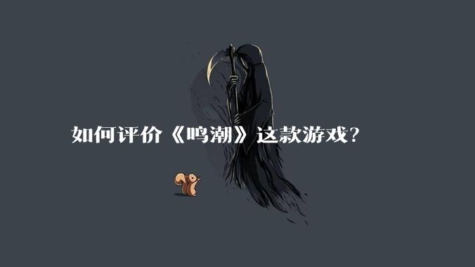 如何评价《鸣潮》这款游戏？