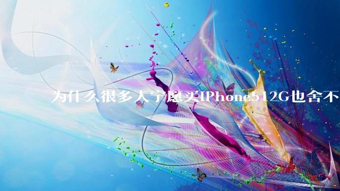 为什么很多人宁愿买iPhone512G也舍不得开通iCloud 2T的云存储呢？