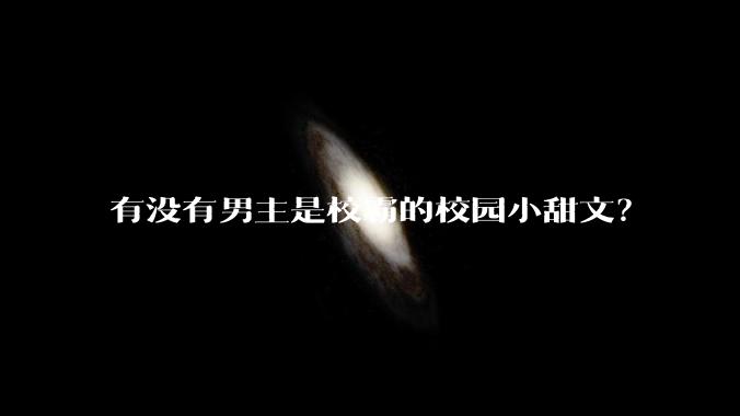 有没有男主是校霸的校园小甜文？