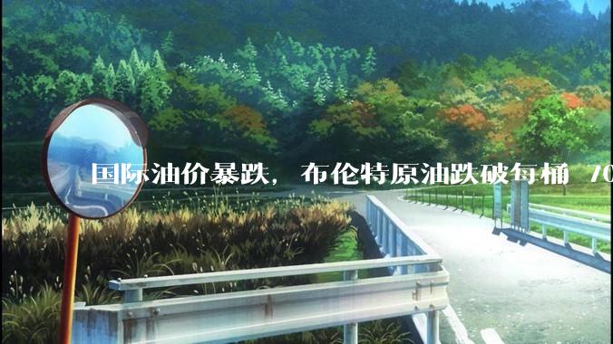 国际油价暴跌，布伦特原油跌破每桶 70 美元，创 2021 年 12 月以来新低 ，原因有哪些？