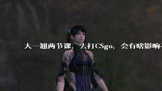 大一翘两节课，去打CSgo，会有啥影响不？