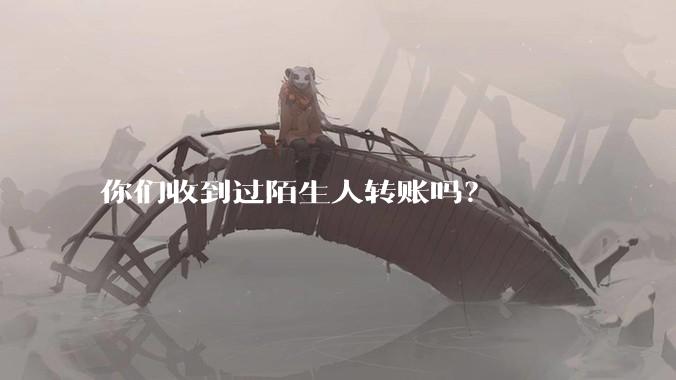 你们收到过陌生人转账吗？