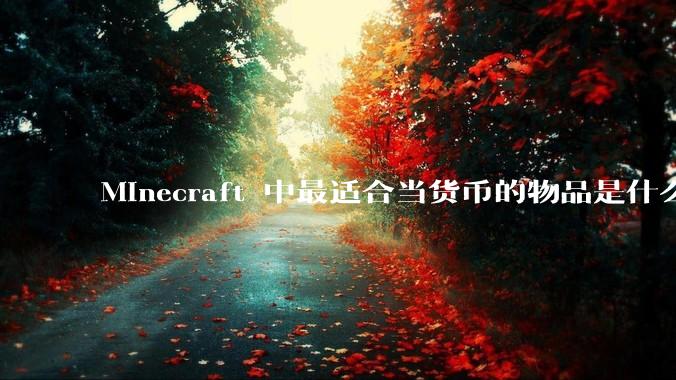 Minecraft 中最适合当货币的物品是什么？