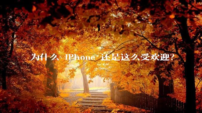 为什么 iPhone 还是这么受欢迎？