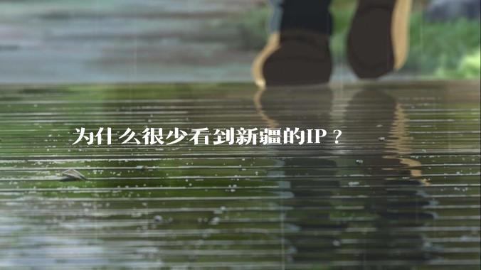 为什么很少看到新疆的IP?