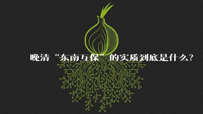 晚清“东南互保”的实质到底是什么？