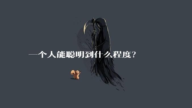 一个人能聪明到什么程度？