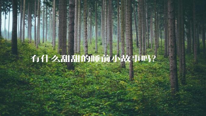 有什么甜甜的睡前小故事吗？