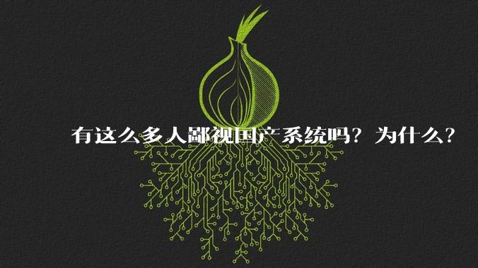 有这么多人鄙视国产系统吗？为什么？