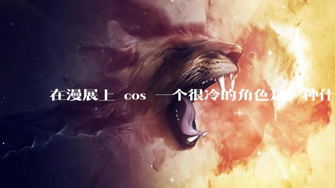 在漫展上 cos 一个很冷的角色是一种什么体验？